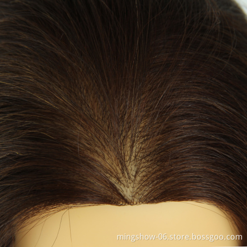 Cheap human hair salon hairdressing training head male mannequin heads with human hair for braiding